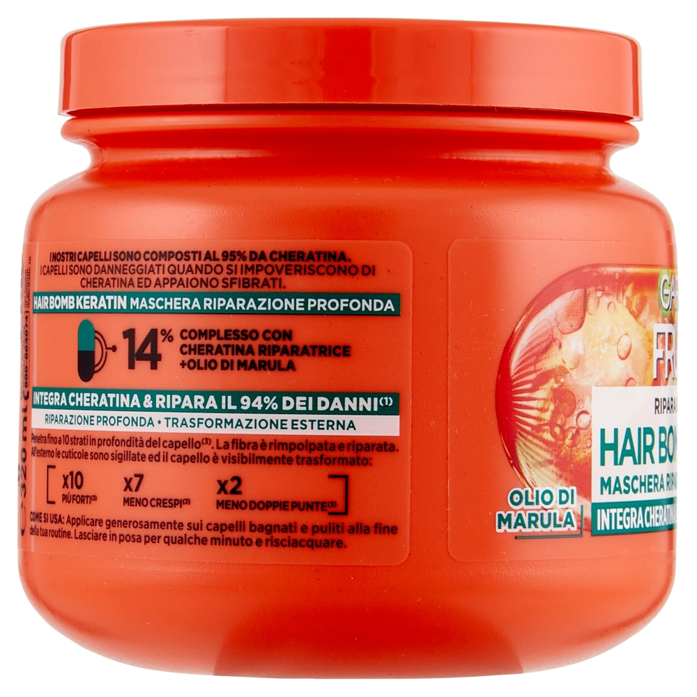 Garnier Fructis Maschera Ripara&Rinforza per capelli danneggiati 320 ml